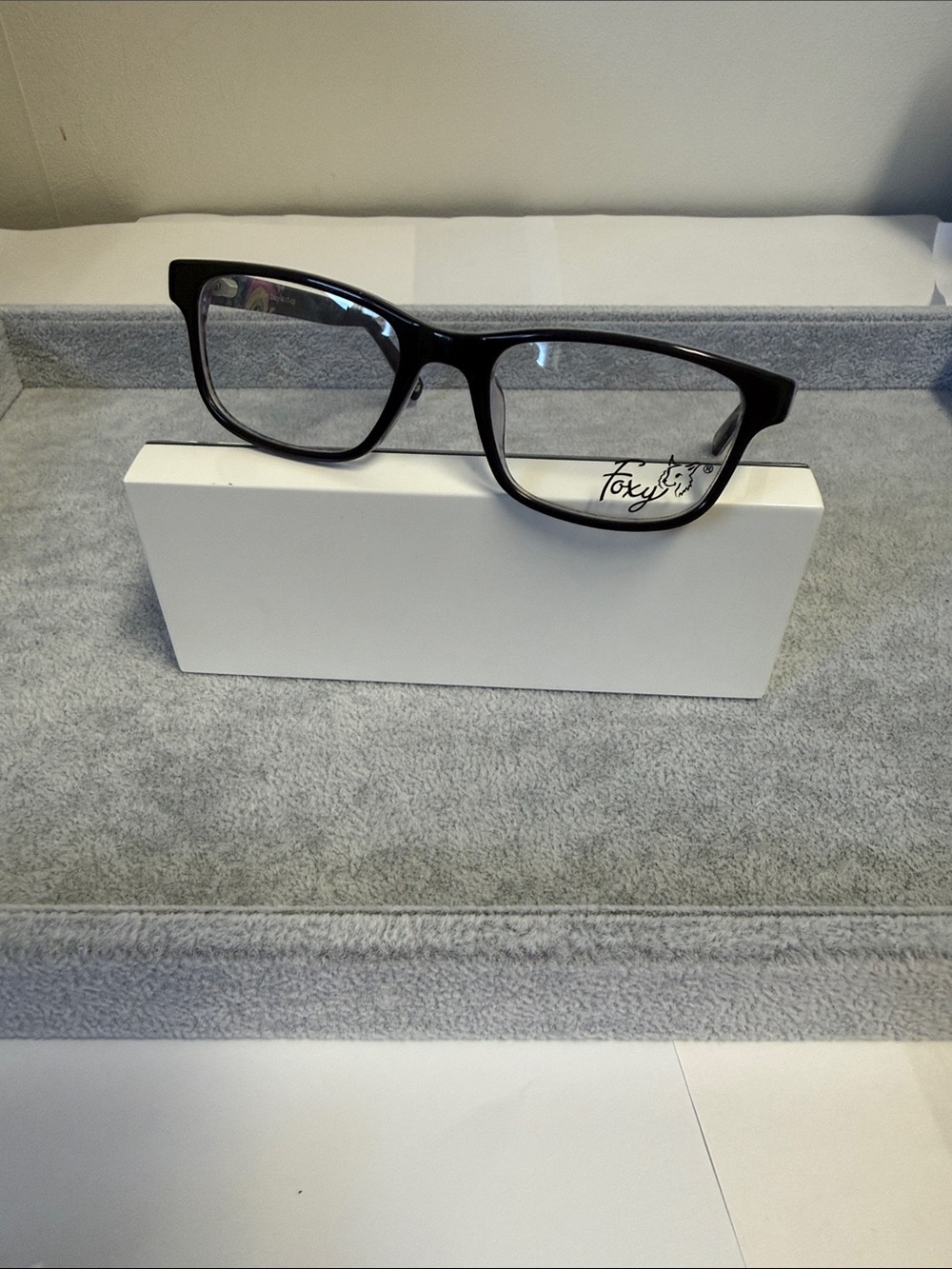 NWOT Foxy Eyewear Paisley in Plum Crazy Petite eyeglass frames Eyesize 48